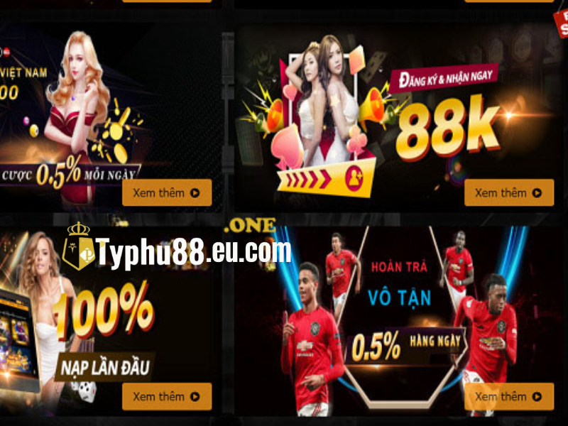 Hệ thống game tại Typhu88 nhận được rất nhiều sự yêu thích của cộng đồng cược thủ